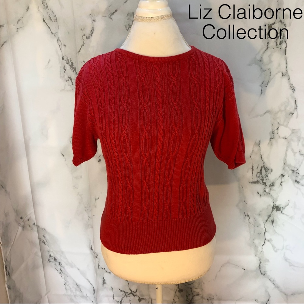 Liz Claiborne Red Sweater